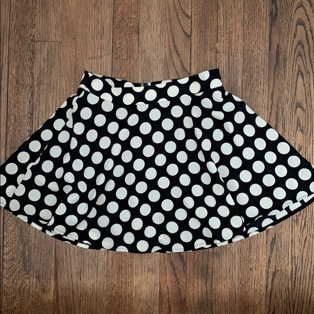 Polka dot skater skirt
